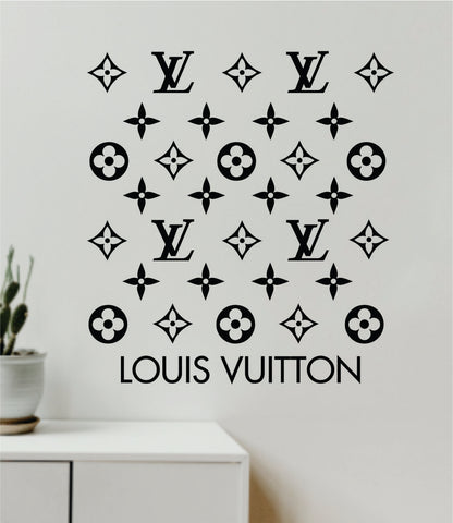 Louis Vuitton Drip Wall Decal Home Decor Bedroom Room Vinyl Sticker Art  Quote Designer Brand Luxury Girls Cute Expensive LV
