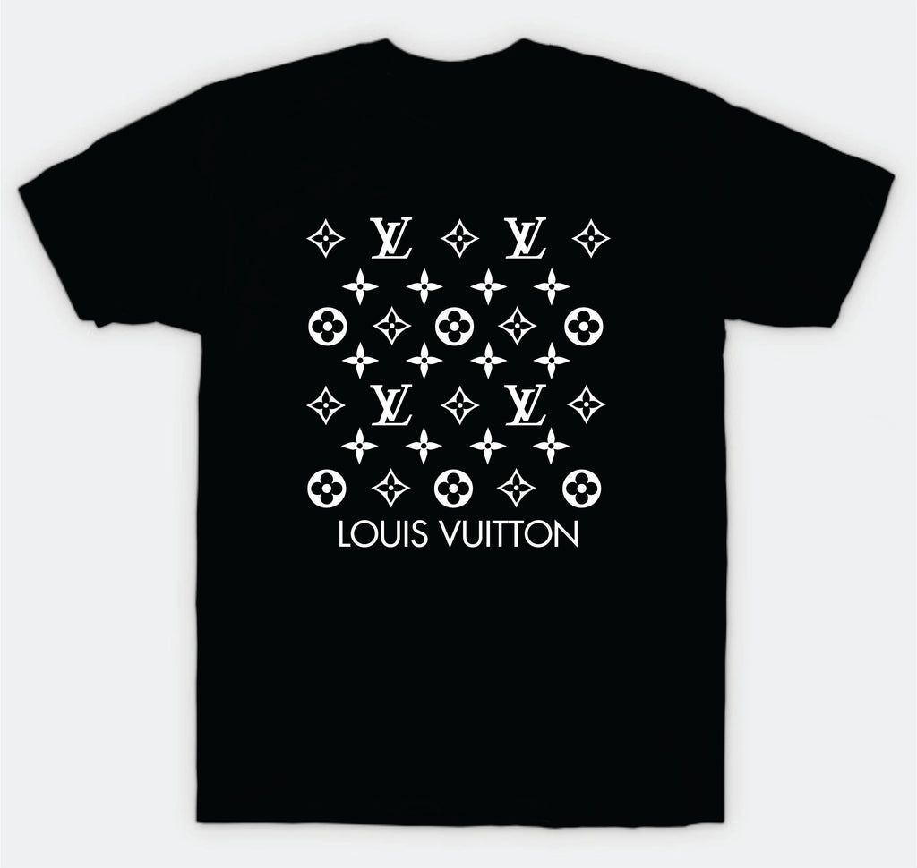 Louis Vuitton Pattern Print T-Shirt