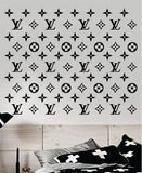 Bedroom Louis Vuitton Wall - Room Makeover DIY 