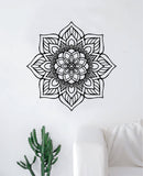 Mandala V7 Wall Decal Sticker Home Decor Vinyl Art Bedroom Teen Inspirational Kids Teen Yoga Namaste Relax Energy Lotus Flower