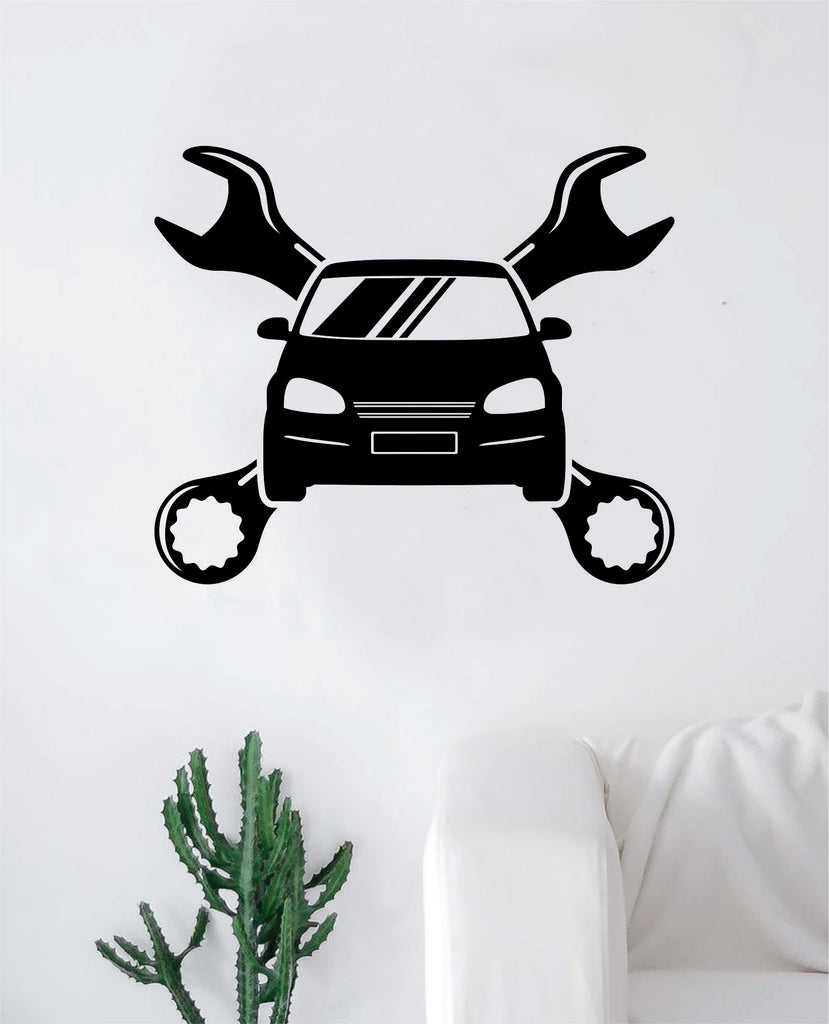 Mechanic Car Sticker Mechanic Logo Decal Sticker Wall Vinyl Art Wall Bedroom Room Home Deco ...