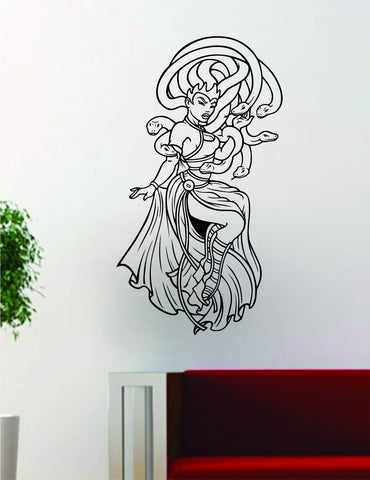 Medusa V2 Tattoo Design Decal Sticker Wall Vinyl Decor Art
