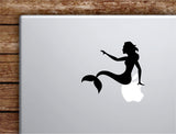 Mermaid V2 Laptop Wall Decal Sticker Vinyl Art Quote Macbook Decor Car Window Truck Kids Baby Teen Inspirational Girls Boys Ocean Beach