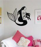 Mermaid V6 Wall Decal Home Decor Art Vinyl Sticker Bedroom Room Baby Teen Girls Daughter Ocean Beach Cute School Nursery