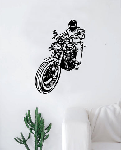 Motorcycle V2 Moto Auto Bike Wall Decal Sticker Vinyl Art Bedroom Living Room Decor Teen Boy Girl