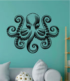 Octopus V9 Decal Sticker Wall Vinyl Art Home Room Decor Room Bedroom Ocean Beach Water Sea Fisherman Boat Nautical Sailor Fish Men Dad