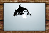 Orca Whale Laptop Decal Sticker Vinyl Art Quote Macbook Apple Decor Ocean Beach Fish Animal