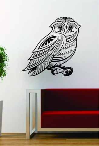 Owl Version 8 Bird Design Animal Decal Sticker Wall Vinyl Decor Art