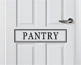 Pantry Quote Wall Decal Sticker Bedroom Room Art Vinyl Inspirational Door Sign Teen Home Family Mom Kitchen Food Snacks Eat