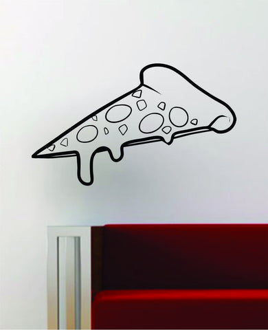 Pizza Slice Food Decal Sticker Vinyl Wall Room Decor Decoration Art Teen Funny