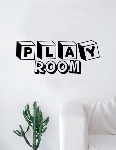 Play Room Decal Sticker Wall Vinyl Art Home Decor Teen Quote Inspirational Nursery Kids Children School