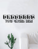 Playroom Toys Gather Here Decal Sticker Wall Vinyl Art Home Decor Quote Inspirational Nursery Kids Children School