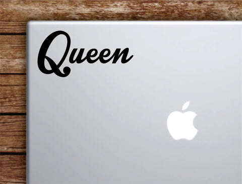 Queen Laptop Wall Decal Sticker Vinyl Art Quote Macbook Apple Decor Car Window Truck Teen Inspirational Girls Princess Cute