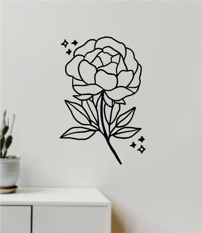 Rose Wall Decal Home Decor Sticker Art Vinyl Bedroom Boys Girls Teen Baby Nursery Nature Plants Flowers Love