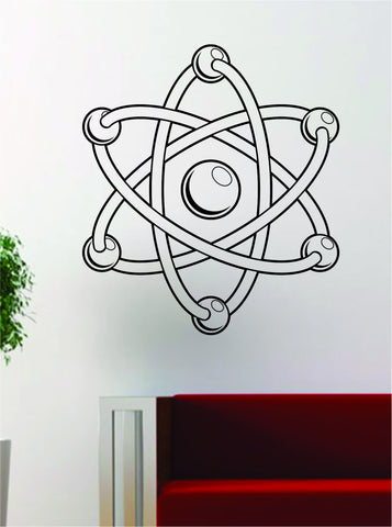 Science Atom V2 School Class Design Decal Sticker Wall Vinyl Art Home Room Decor
