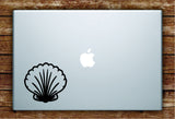 Seashell Laptop Apple Macbook Quote Wall Decal Sticker Art Vinyl Quote Ocean Beach Nautical Shell Fish Cute