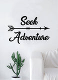 Seek Adventure Arrow Wall Decal Sticker Bedroom Room Art Vinyl Inspirational Travel Wanderlust Teen Kids Baby Nursery Girls