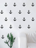 Set of 48 Anchors Pattern Decal Sticker Wall Vinyl Art Home Decor Teen Boat Sea Ocean Beach Anchor Nautical