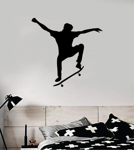 Skater V3 Wall Decal Decor Sticker Vinyl Art Bedroom Room Teen Sports Skating Skating Skate Skateboard Kids Boys