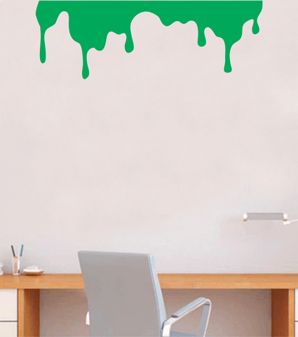 Slime Wall Decal Sticker Bedroom Home Room Art Vinyl Inspirational Decor Teen Boy Girl Family Drip Nursery Playroom Kids Baby Fun Son Daughter