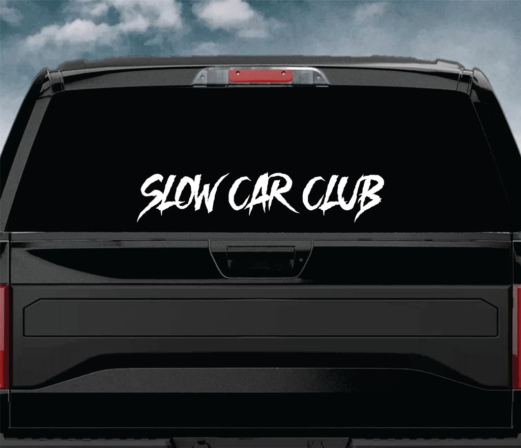 Slow Car Club V3 Wall Decal Car Truck Window Windshield JDM Sticker Vi ...