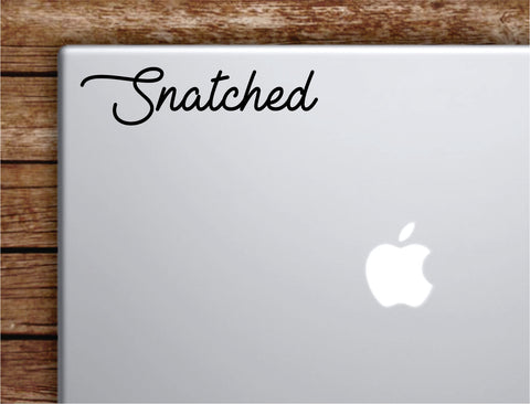 Snatched Laptop Wall Decal Sticker Vinyl Art Quote Macbook Apple Decor Car Window Truck Teen Inspirational Girls Make Up Beauty Brows Lashes