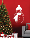 Snowman Quote Wall Decal Sticker Bedroom Living Room Art Vinyl Beautiful Inspirational Decor Christmas Xmas Tree Joy Santa Decoration Holidays