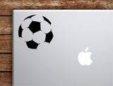 Soccer Ball Laptop Wall Decal Sticker Vinyl Art Quote Macbook Apple Decor Car Window Truck Kids Baby Teen Inspirational Girls Boys Sports Fifa Futbol