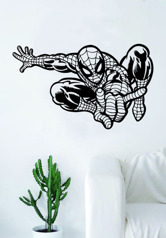 Spiderman Wall Decal Vinyl Art Sticker Living Room Bedroom Decor Movies DC Comics Teen