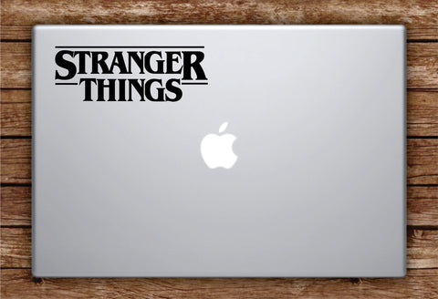 Stranger Things Logo Laptop Apple Macbook Quote Wall Decal Sticker Art Vinyl Teen TV Shows Netflix Eleven