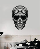 Sugar Skull v19 Art Wall Decal Sticker Vinyl Room Bedroom Home Decor Teen Day of the Dead Zombie Sugarskull Tattoo