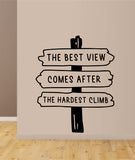 The Best View Sign Wall Decal Home Decor Vinyl Art Sticker Bedroom Quote Nursery Baby Teen Boy Girl School Inspirational Adventure Travel Family