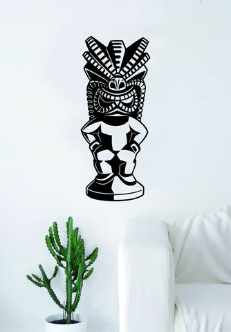 Tiki V5 Design Wall Decal Sticker Vinyl Art Room Decor Hawaiian Beach Teen Totem Pole Indian Nautical Ocean Surf