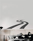 Tire Marks Wall Decal Sticker Vinyl Art Bedroom Room Decor Teen Inspirational Kids Boy Girl Teen Baby Nursery Car Truck Race