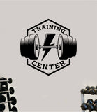 Training Center Wall Decal Sticker Vinyl Art Wall Bedroom Home Decor Inspirational Motivational Teen Sports Gym Fitness Girls Train Beast