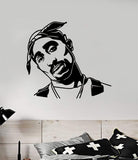 Tupac V2 Wall Decal Home Decor Art Sticker Vinyl Bedroom Room Boy Girl Music Hip Hop Rap 2pac Shakur Legend