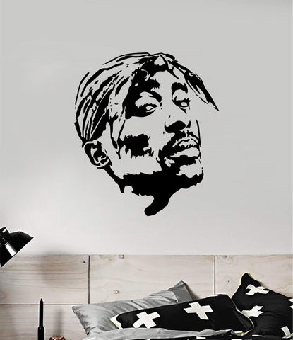 Tupac V4 Wall Decal Home Decor Art Sticker Vinyl Bedroom Room Boy Girl Music Hip Hop Rap 2pac Shakur Legend