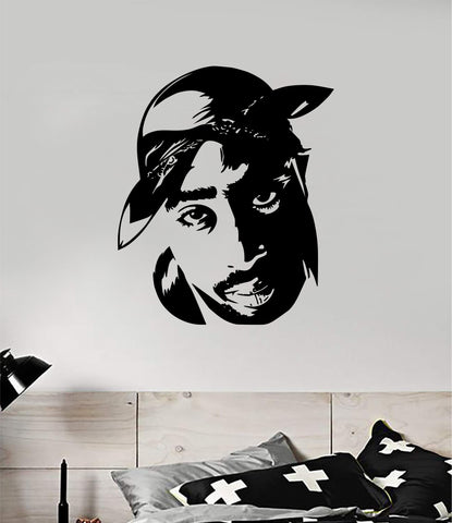 Tupac V6 Wall Decal Home Decor Art Sticker Vinyl Bedroom Room Boy Girl Music Hip Hop Rap 2pac Shakur Legend