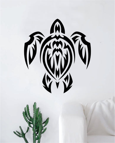 Turtle V6 Tribal Design Decal Sticker Wall Vinyl Art Decor Home Bedroom Teen Animals Ocean Beach