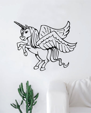 Unicorn V7 Wall Decal Sticker Vinyl Room Decor Decoration Art Bedroom Cute Magical Horse Girl Teen Baby Nursery