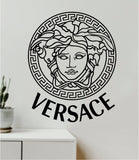 Versace V2 Logo Medusa Wall Decal Home Decor Bedroom Room Vinyl Sticker Art Quote Designer Brand Luxury Girls Cute Expensive