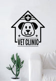 Vet Clinic Decal Sticker Wall Vinyl Art Home Room Decor Decoration Animal Pet Teen Rescue Cleaning Business Dog Puppy Doggy Cute