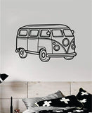 VW Mini Bus V3 Wall Decal Home Decor Vinyl Sticker Art Bedroom Room Teen Kids Baby Girls Surf Car Volkswagen Hippie Travel