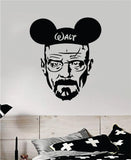Walt Mickey Mouse Wall Decal Home Decor Vinyl Sticker Bedroom Room Art Teen Breaking Bad Heisenberg Disneyland Walter White Funny