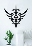Triforce Zelda Master Sword Logo Gamer Video Game Decal Sticker Wall Vinyl Decor Art Home Bedroom Retro Classic Nerd Teen